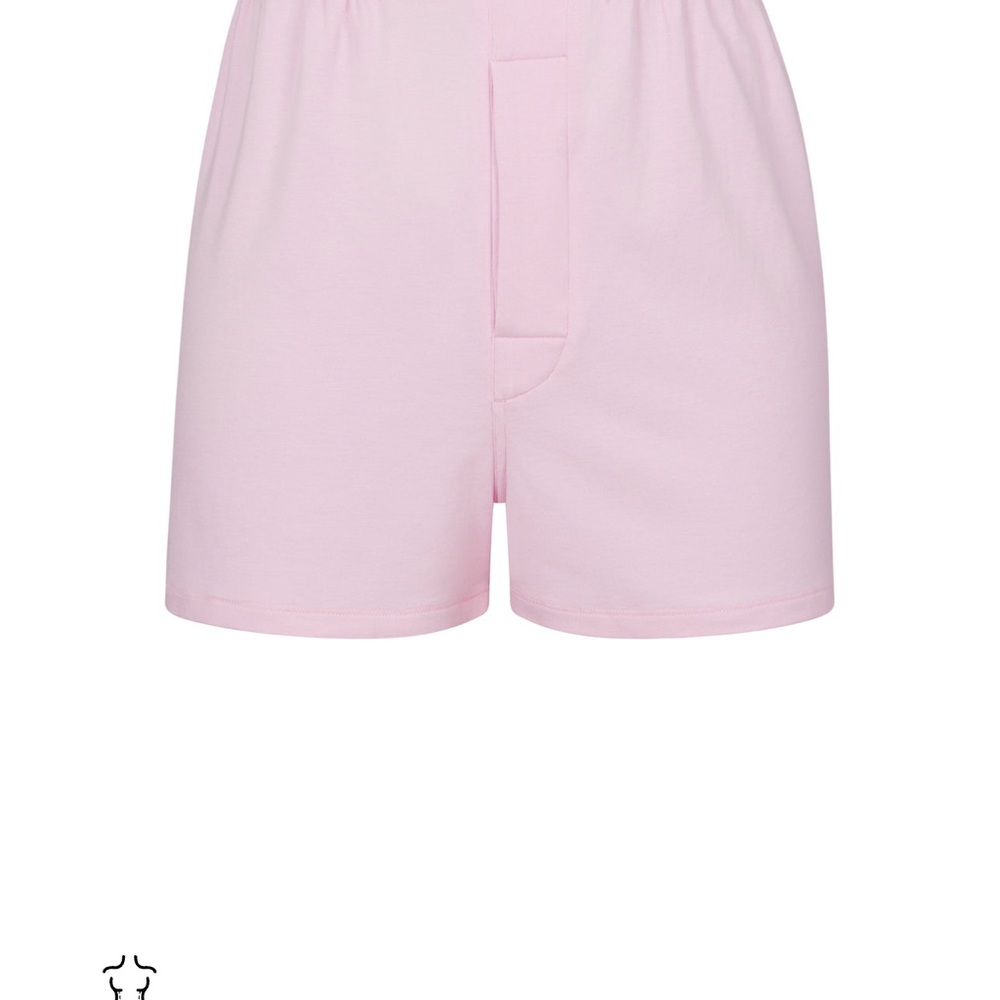 SKIMS NWT Loose Boyfriend Boxer - Cherry Blossom - Picture 5 of 5